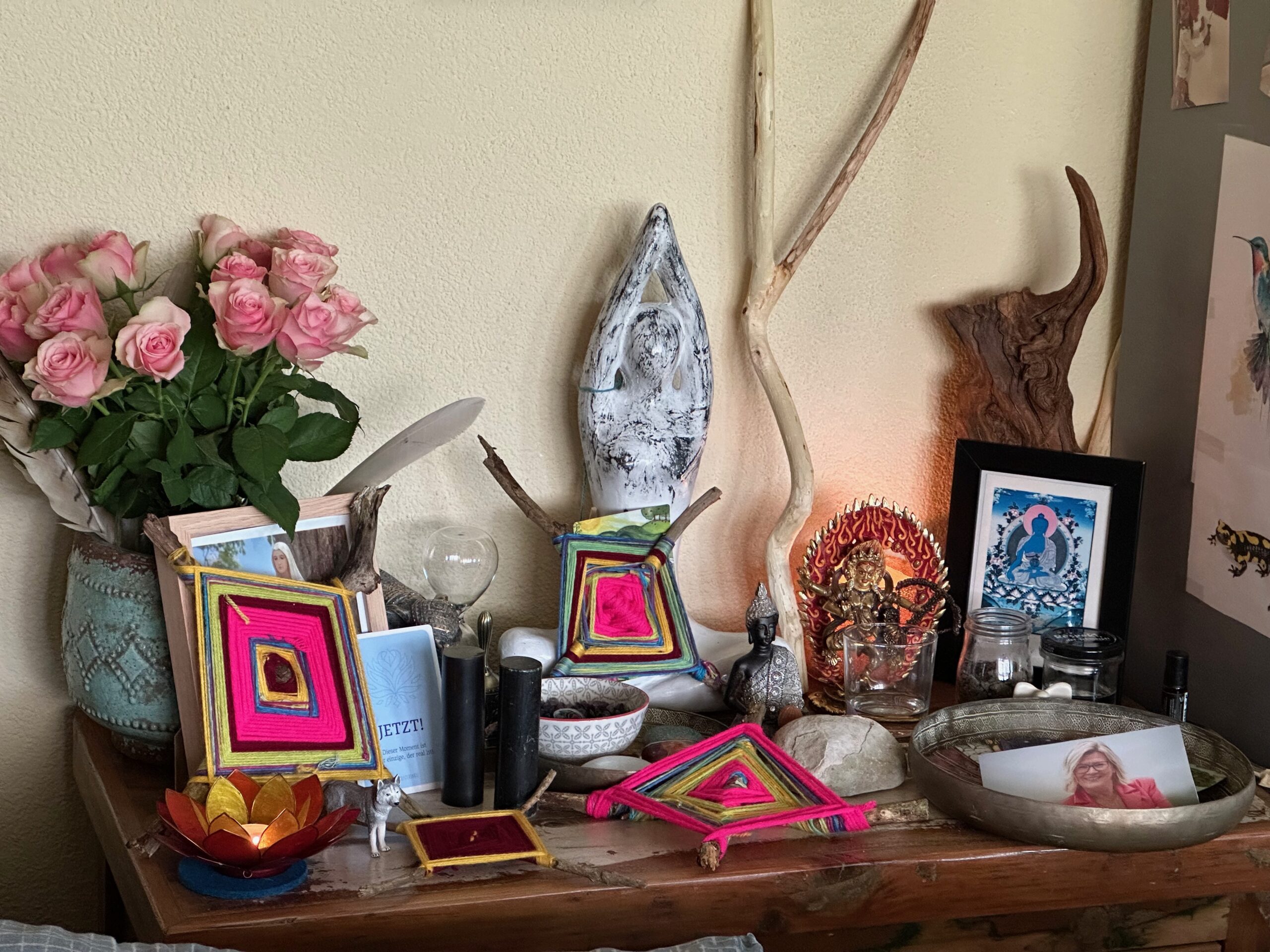 Altar mit Rosen